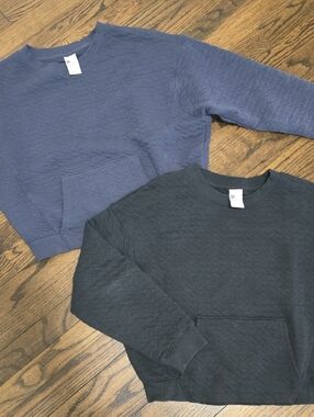 all in motion 2  Quilted Crewneck Sweatshirts GUC